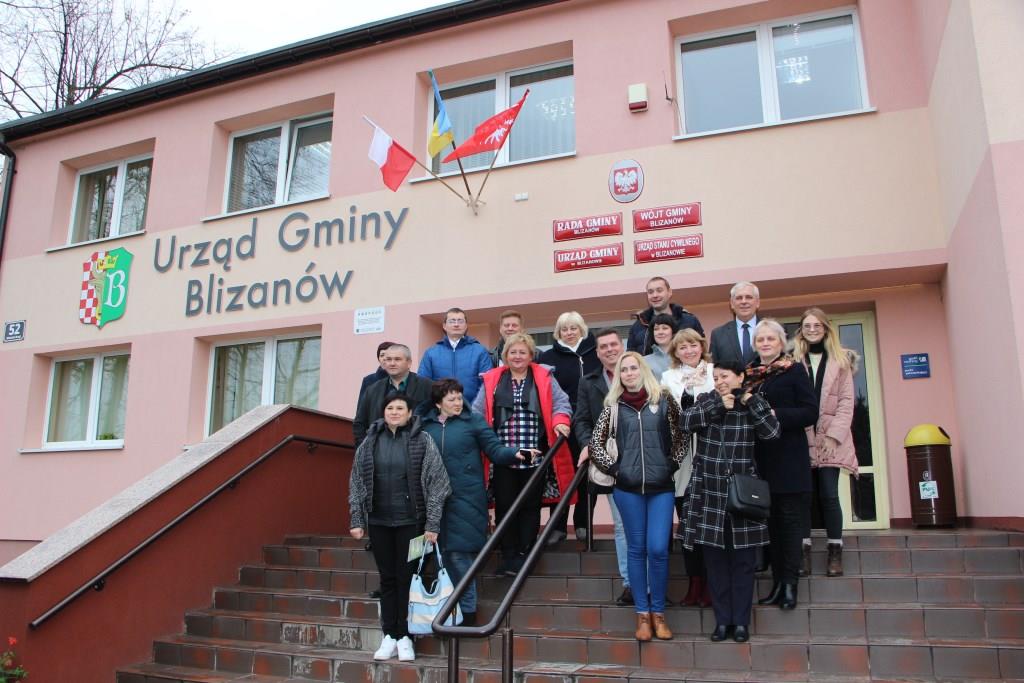 Ukraińscy samorządowcy z wizytą w gminie Blizanów
