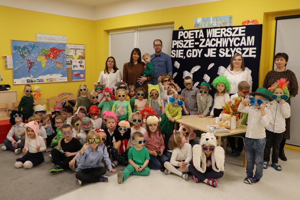 Pan Poeta w blizanowskim przedszkolu