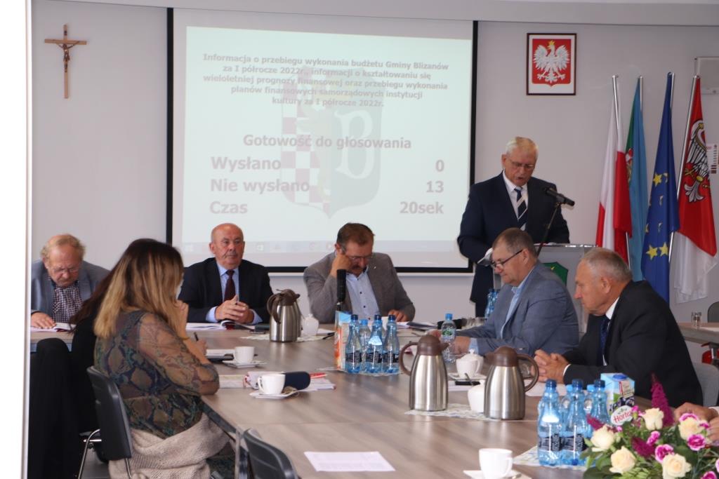 XL sesja Rady Gminy Blizanów