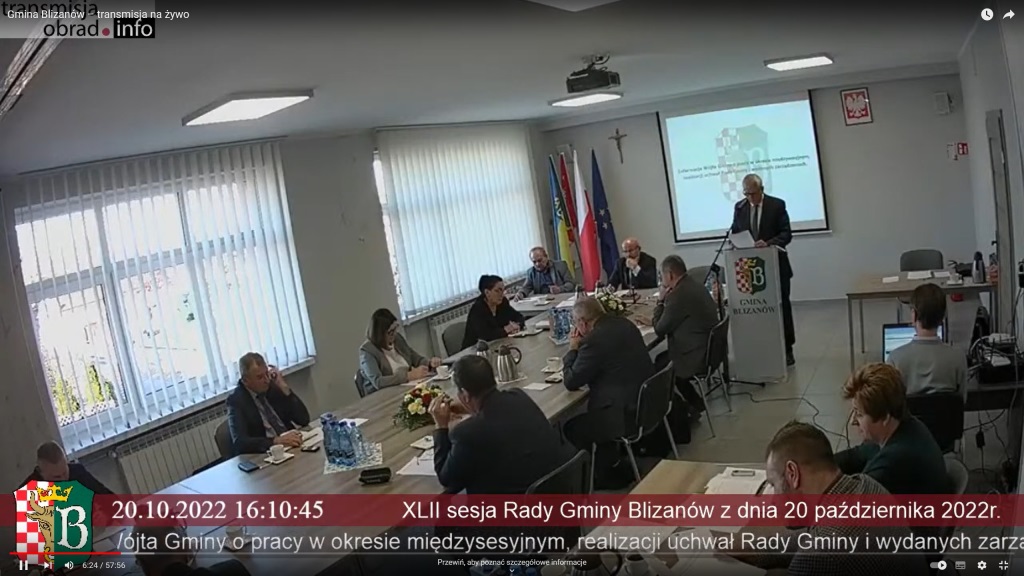 XLII sesja Rady Gminy Blizanów