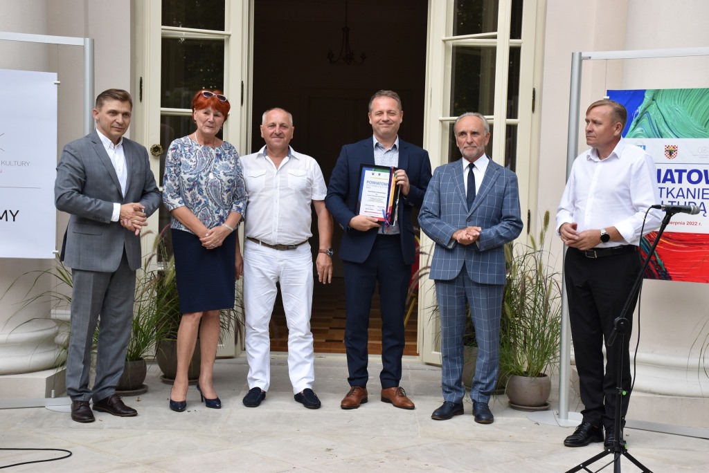 Nagrodzeni kapelmistrzowie Orkiestr z Blizanowa i Rychnowa