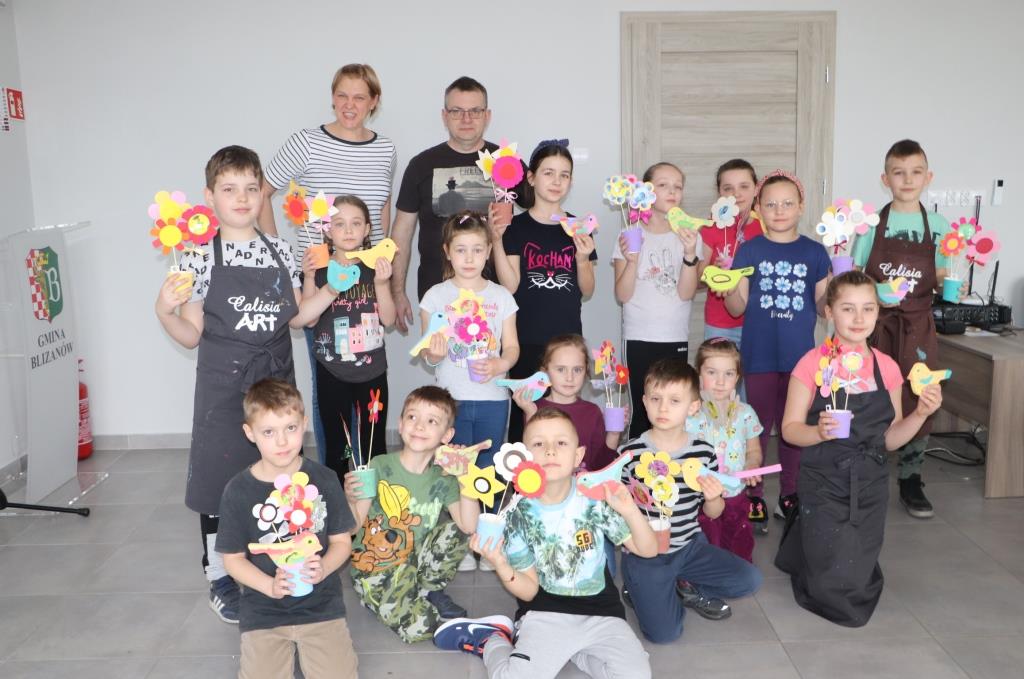 Artystyczna sobota w blizanowskiej bibliotece