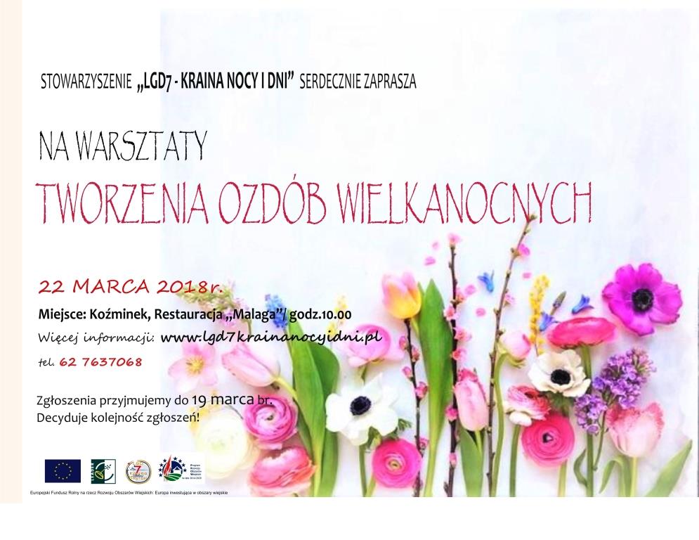 Warsztaty tworzenia ozdób wielkanocnych