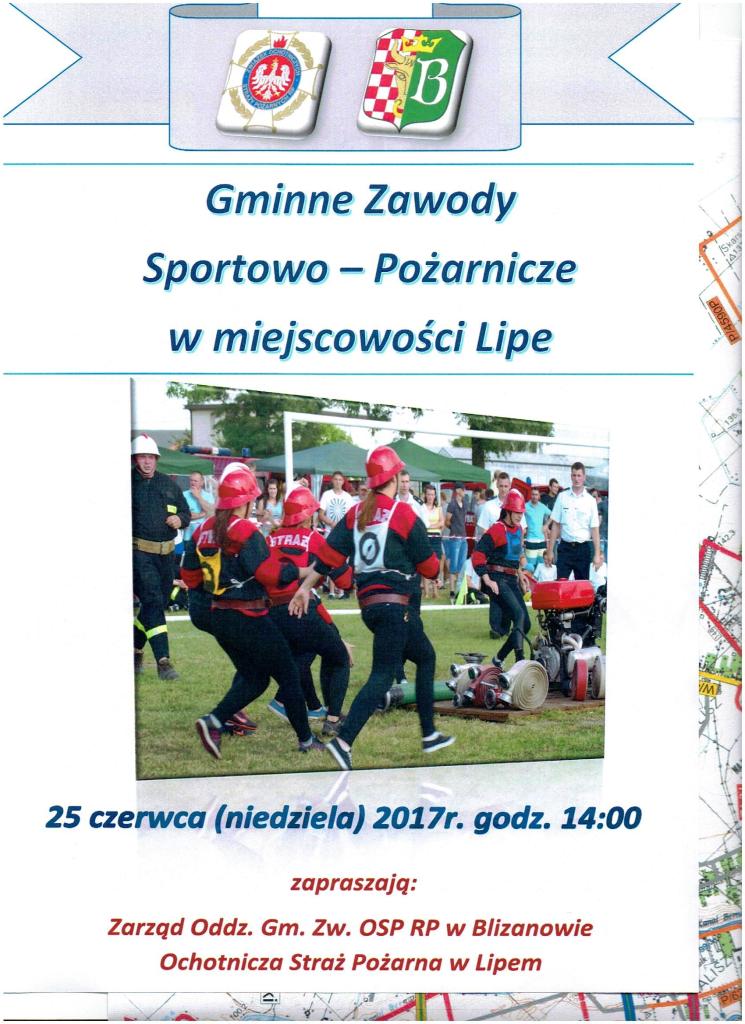 OSP Lipe gospodarzem Gminnych Zawodów Sportowo-Pożarniczych