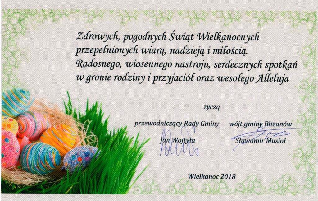 Życzenia wielkanocne