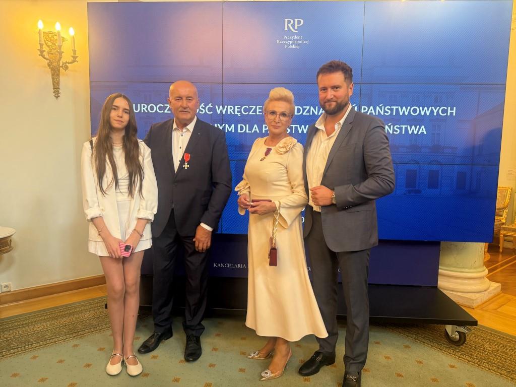 Odznaczenia państwowe dla Anny i Stanisława Lesieniów
