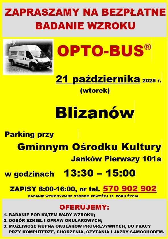 Bezpłatne badania wzroku