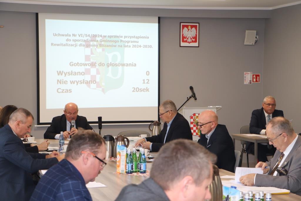 VI sesja Rady Gminy Blizanów